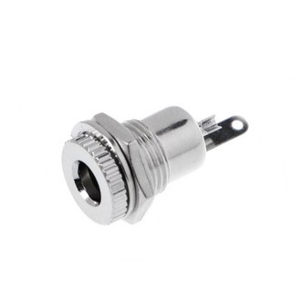 5.5 mm x 2.1mm DC 전원 잭 소켓 여성 패널 마운트 커넥터, 1개
