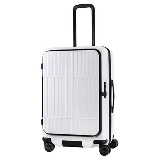 Departure 27吋《前開式硬殼拉鍊煞車箱》1/9分前開 PC靜音輪 行李箱 HD517S-2