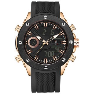 스위스시계 Goldenhour mens 시계 탑 럭셔리 브랜드 남자 스포츠 쿼츠 실리콘 led 디지털 relogio masculino reloj hombre