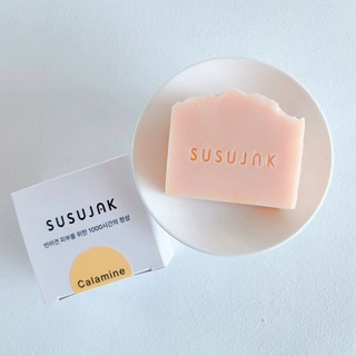 수수작 반려견 단모종 천연 목욕비누 칼라민비누 소용량 / 강아지 노견 민감성 애완견, 1개, 50g