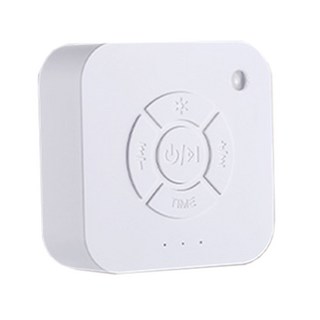 白噪音助眠機 安撫音樂 助眠器 寶寶安撫神器 睡眠音樂 柔和燈光 嬰兒白噪音機 安撫助眠機 仿子宮心跳聲, 1個, Q1