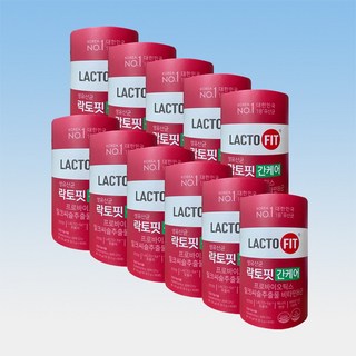 종근당건강 락토핏 간케어 밀크씨슬 가르시니아캄보지아 추출물 60포 11통 11개월분, 120g, 11개