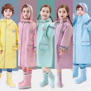 투나이언 초등학생 마카롱 5색 우비 어린이 비옷 아동 우비 주니어 레인코트