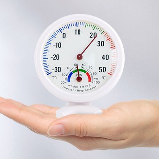 제스트플로우 아날로그 온습도계 탁상용 벽걸이 겸용, 1개, 화이트