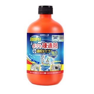 管道疏通劑 500ml 有效疏通 防止異味, 1個, 管道疏通劑-1瓶裝[500ML]