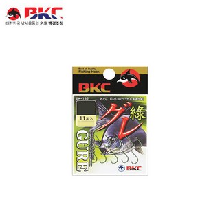 백경 벵에돔 녹 BK-135 녹색 벵에돔 바늘 바다 낚시 바늘