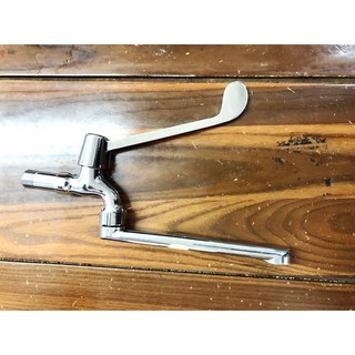 壁式單冷長柄水龍頭 - 360度入牆式廚房水龍頭, 1個