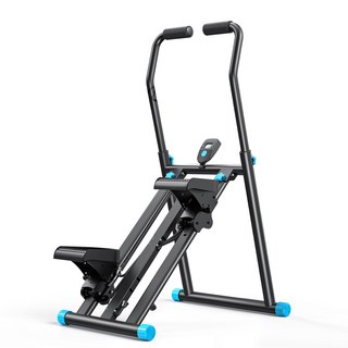 메라치 천국의계단 클라이밍 머신 가정용 실내 운동기구 조절가능 스텝퍼, 블랙