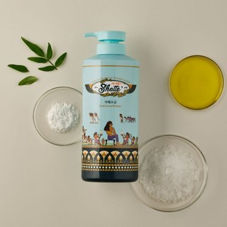 무궁화 샤워때비누 900ml (사해 + 화산), 2개