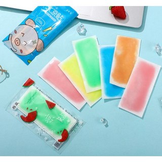 【冰涼!多功能降溫貼!夏天必備】降溫冰涼貼 退熱貼 降溫神器 冰涼貼冰涼降溫貼 手機散熱貼 涼感貼片 寵物散熱貼片, 1個, 西瓜