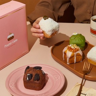 홍대맛집 코만스 큐브 파운드케이크 4종, 없음