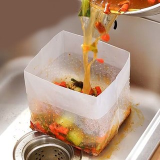 주방 일회용 스탠드형 쓰레기봉투 음식물쓰레기 메쉬 거름망 음식물쓰레기통, 30개