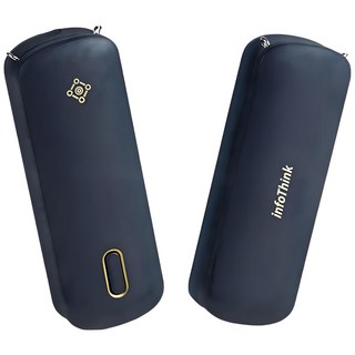 InfoThink 隨身淨負離子空氣清淨機 有效去除PM2.5 多色可選, 灰色
