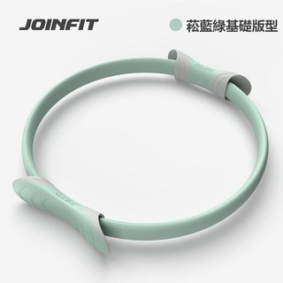 隔日達 普拉提圈 瑜珈健身環 普拉提斯圈 抗阻力圈 基礎/進階款, 基礎款18KG力道/菘藍綠/普拉提圈, 1個