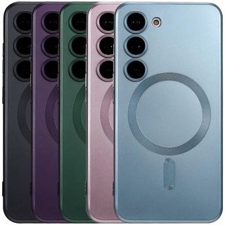 BULKON 갤럭시 S24 플러스 울트라 맥세이프 매트 무광 컬러 카메라 풀커버 케이스