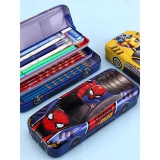 twS 변신필통 신기한필통 어린이 특이한필통 초등학생, 1개, 스티치 3층 차(연필12/깎이)