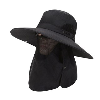 엔도어스 아웃도어모자 썬캡 햇빛가리개 모자 경량모자 썬가드 등산모자 얼굴가림막 모자, 블랙, 1개