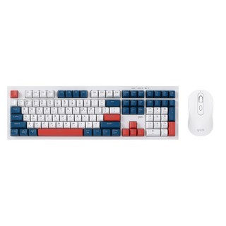 지클릭커 오피스프로 사일런스 M 무소음 무선 블루투스 108 키보드 마우스 세트, 일반형, Gun dam, WMK90