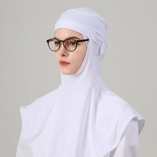 제이앤제이몰 위생모 조리모 급식모자 위생모자 모음 27종, 창없는 일체형 스판덱스 위생모, 화이트[JJ-325], 1개