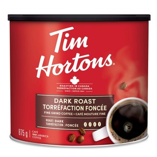 캐나다 국민커피 팀홀튼 Canada Favorite Coffee Tim Hortons Collection, 2.팀홀튼 100% 아라비카 다크 로스트 875g, 홀빈(분쇄안함)
