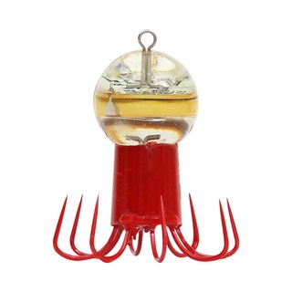 싸파 더브킬 킹볼 LED 발광애자 SDK-KLSB50 8침 쭈꾸미 채비, 혼합색상, 50g, 1개