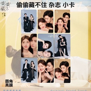 偷偷藏不住 小卡 稚段情長 段嘉許 桑稚 趙露思 陳哲遠 明星週邊 飯製收藏, 1個, 雜誌小卡9張