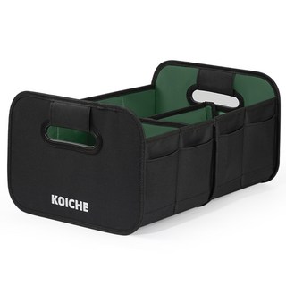 코이체 접이식 자동차 트렁크 정리함, 그린
