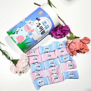 ROYAL PREMIUM 韓國初乳乳酸菌牛奶糖180g，獨立包裝，濃郁牛奶風味，幫助消化, 1個, 散裝15顆
