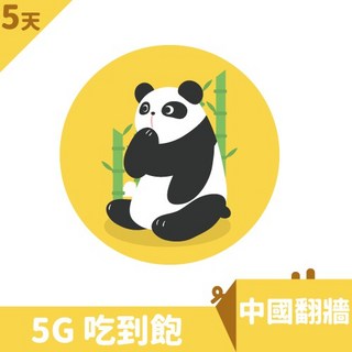 中國翻牆SIM卡 無限流量 隨插即用, 5天 - 超值10GB吃到飽