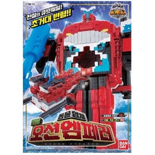 반다이 파워레인저 애니멀포스 DX 오션엠페러 로봇완구, 혼합색상, 1개