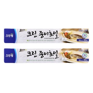 크린랲 크린랩 종이호일 30cmx20m, 2세트, 1개