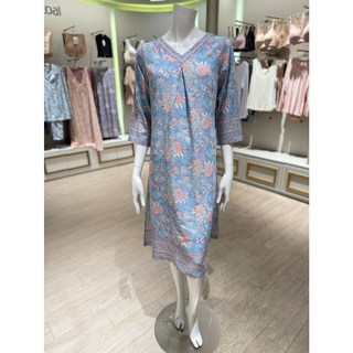 와코루 브랜드관 집에서도 화사하게 찰랑찰랑 실크같은 실내복겸 원피스 잠옷WGN368W 2828071