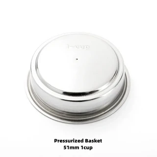 Delonghi EC685 용 Bottomless Portafilter Dedication 커피 필터 홀더 51mm 메이커, 05 For Delonghi EC680, 01 CHINA, 09 Pressurized 1cup