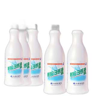 진로발효 바이오크린콜 450ml 5개 살균소독제 알콜 75% 식품 주방 기구