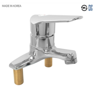 LCS 세면기 수전설치 가정용 화장실 수전 욕실 투홀 3홀 세면대 국산 수도꼭지 교체, 1개