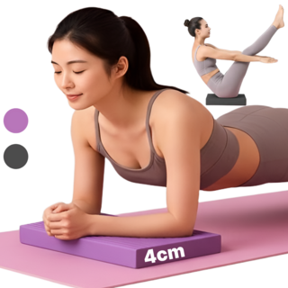 기부온 충격흡수 두꺼운 미니 요가매트, 1개, 퍼플