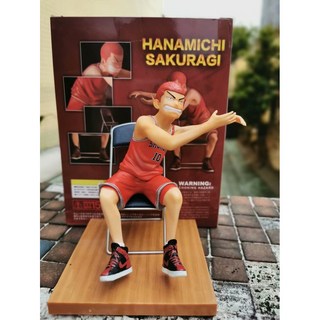 AXE 灌籃高手 櫻木花道 安西教練 坐姿瘦臉按摩 椅子雕像盒裝手辦, 櫻木花道坐姿