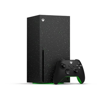 Xbox Series X 2 TB 디스크 드라이브 갤럭시 블랙 스페셜 에디션 번들에 스페셜 에디션 무선 컨트롤러 포함