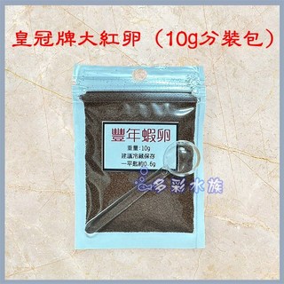 皇冠牌 豐年蝦卵 - 高品質AAA級 孵化率高 開口飼料, 10g分裝包, 1個