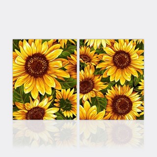 수재샵 비즈 보석십자수 행운바라기1 2 led 대형 어린이 캔버스 diy 집들이선물, 02.행운바라기2, 1개