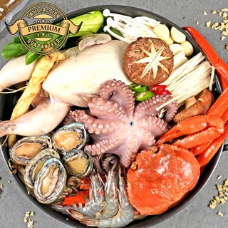 [실패없는 해신탕] 홍게 해신탕 백숙 해신탕 밀키트 홍게 삼계탕 캠핑 밀키트 초복 중복 말복, 실속해신탕 2.4kg 내외