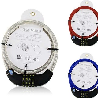 숫자조합 안전잠금장치 보안 자전거 경량 휴대용 도난방지 체인식 열쇠없는 코드형, 1개, 비밀번호형자물쇠