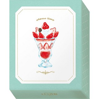 莫莫日貨 日本製 古川紙工 2023 午茶時光系列 紙製道具盒 禮物盒 收納盒 QX50, 1個