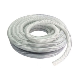 투명나선호스 32mm +M단위 재단판매 송배수용 물호스 양수펌프 자바라 전선보호관, 1개