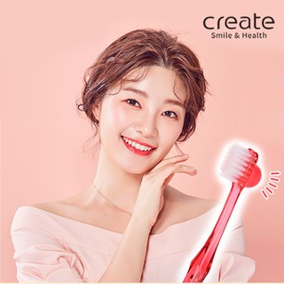 [크리에이트]캔디칫솔 부드러운 초극세모 잇몸 케어 마사지 칫솔 4개, 1개입