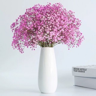 特價秒殺 滿天星乾花 鮮花按斤賣 勿忘我真花 情人草 水晶永生花 基地直髮 情人節禮物 乾燥花束 家居裝飾, 玫紅色A級鮮花一束一斤