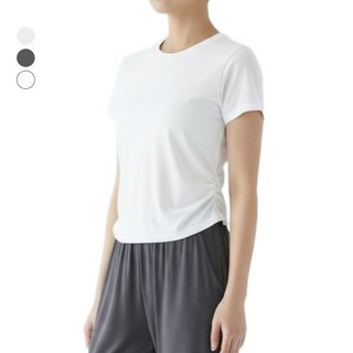 노바요가 요가복 면 티셔츠 필라테스 발레 스포츠 상의