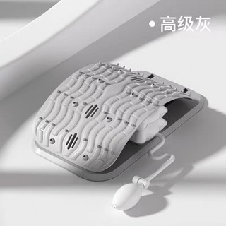 氣囊腰椎伸展器 - 拉筋板 拉背器 腰部按摩 挺腰板 灰色【磁石】, 灰色【氣囊頂配】腰椎伸展器【磁石】