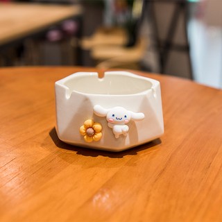 卡通造型菸灰缸, 白色小白 煙灰缸, 1個