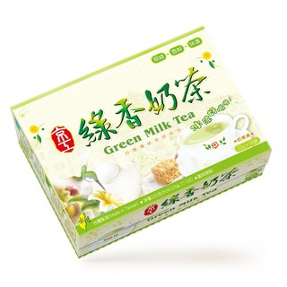 京工 綠香奶茶 嚴選日本抹茶搭配台灣烏龍茶 22g/入 x 10包, 22g, 1個, 10個裝
